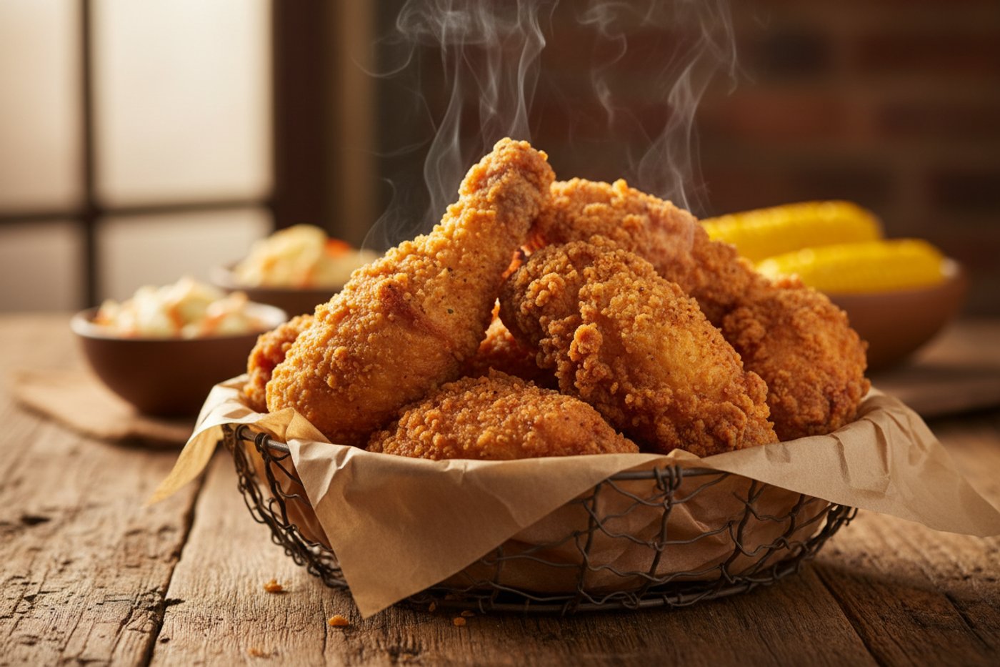 Poulet frit maison