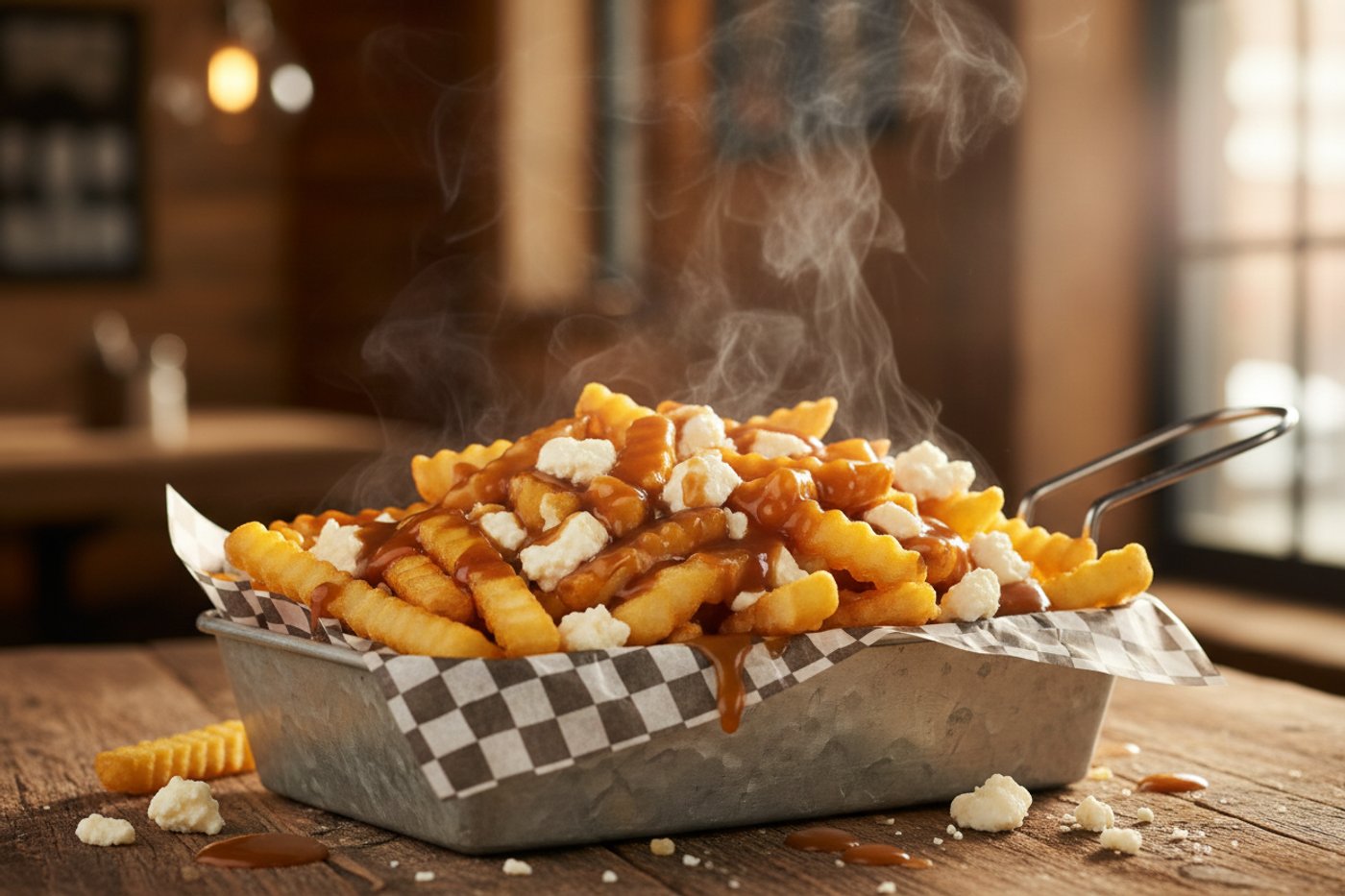 Poutine fromage local